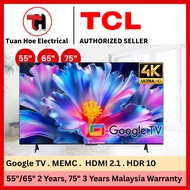 TCL 55P6L 65P6L 75P6L 55 65 75 INCH 4K HDR Google TV