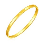 周大福 - 友禮系列: 999 足金工藝精品手鐲