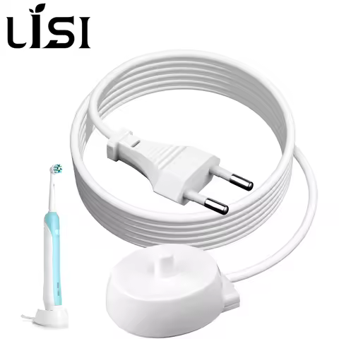 LISI Charger Base Fit for Oral B Electric Toothbrush iO Series 3 4 5 6 1000/3000/5000/7000 Waterproo