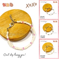 Korean Beads Bracelet/ Cute Korean style Bead Bracelet Korean style bracelet Aesthetic sequin bracel