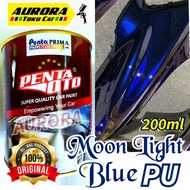 Cat Moonlight Blue PU Candy Biru Metalik Gelap Dark Moon Light Penta Oto Custom Kastem Castem Mixing