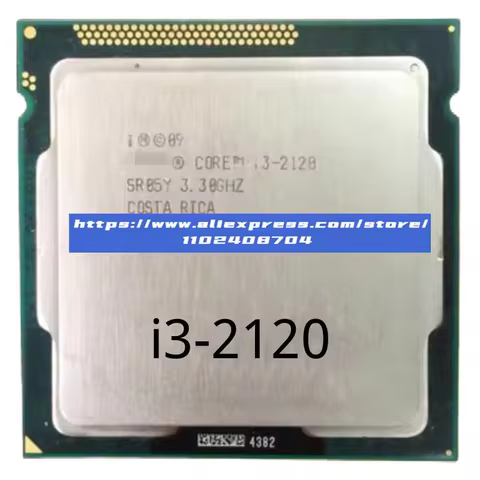 Core i3 2120 Processor 3MB 3.3GHzLGA 1155 TDP 65W I3 2120 Cache Dual Core Socket Desktop CPU
