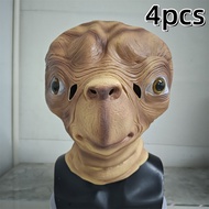 NEW 5pcs ET Alien Mask Realistic Extraterrestrial Biological Latex Full Head Masks Halloween Fancy D