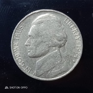 Koin Amerika 5 Cent Tahun 1974 D Liberty - FC02