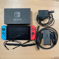[完整]  Nintendo switch 全套包保護套 齊件連電線 行貨三腳插頭