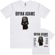 BRYAN ADAMS ROLL WITH THE PUNCHES TOUR T-Shirt Short Sleeves Cotton Round Neck Men's Clothing Unisex
