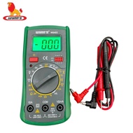 WYNNS Digital Multimeter LCD with Backlight Voltmeter Ammeter Ohmmeter Volt AC DC Tester Meter (9V B