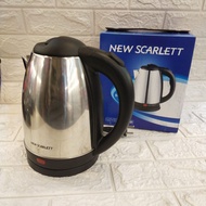 NEW SCARLETT 2 Liter Electric Kettle 2000ml Stainless Steel Electric Kettle (SC - 20A)