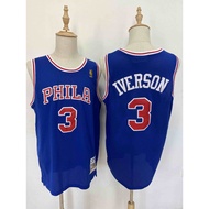 Men's Allen Iverson Royal Philadelphia 76ers 1996/97 Authentic Jersey
