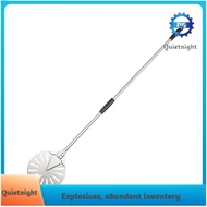[quietnight.ph] Stainless Steel 9 Inch Pizza Turning Peel Alloy Handle Long Pizza Shovel 56 Inch Piz