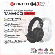 Fantech WHG04 Tamago II Multi-Platform WIireless Headphone Tri-Mode(Bluetooth/2.4GHz/Wired) Connect