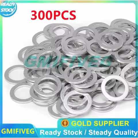 300PCS Oil Drain Plug Crush Wash Gasket 12*22*2mm For Acura IntegraMDX RSX For Honda Civic Accord Od