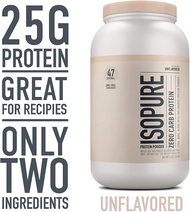 Isopure Zero Carb Protein Powder Unflavoured 3 lbs by Running Man