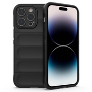 Armor Bump Tpu Case iphone 14 Pro - Casing Black Soft Cover Black 6.1