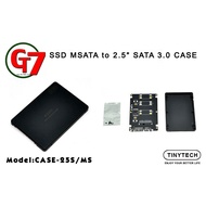 SSD MSATA TO 2.5″ SATA 3.0 CASE (CASE-25S/MS)