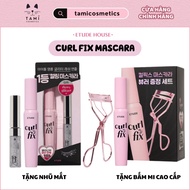 Etude House Curl Fix Mascara Set is thick, long, curled, waterproof