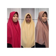 Tudung Labuh 2 Lapis Koshibo | Tudung Untuk Mencari Ilmu Sekolah Agama | Awning On Point Dan Flowy