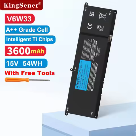 KingSener V6W33 54Wh G91J0 41Wh Battery for Dell Inspiron 5510 5515 5310 5415 5418 3510 3511 3515 54