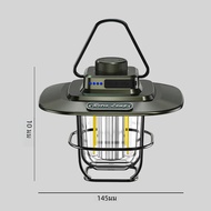 โคมไฟ LED แคมป์แบบแขวนย้อนยุคโคมไฟเต็นท์กันน้ำตะเกียงตั้งแคมป์ย้อนยุคหรี่ได้4500mAh โคมไฟฉุกเฉินแบบช