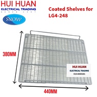 Snow Coated Shelves For Single Door Display Chiller , Chiller Coated Shelf  LG4-248