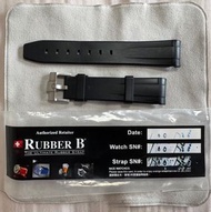 Rubber B 黑色錶帶 Rolex