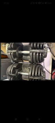 40kg可調式啞鈴一對,換24kg一對，免補錢