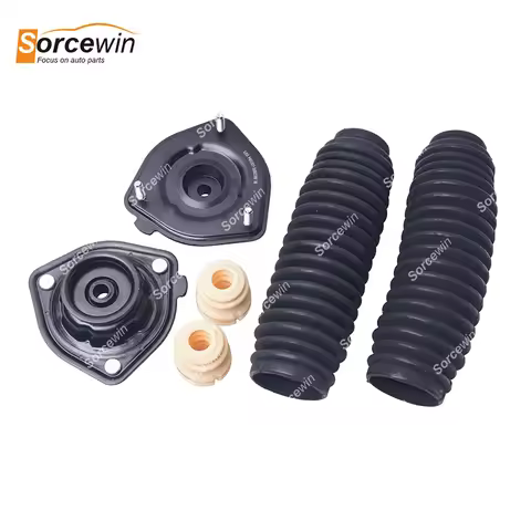 6PCS For Infiniti Q70 Q50 Y51 V37 Auto Part Rear Suspension Strut Mount Top Cushion Rubber Dust Cove