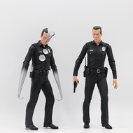 Terminator Series T1000 Action Figure 7-Section Head-Swapping NECA Movie Model