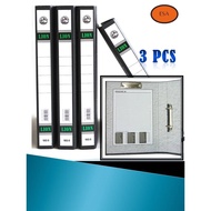 (ESA) F4 Single Ring File With Clip 25mm(1802-D)Set of 3