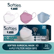 MASKER SOFTIES SURGICAL MASK 3D