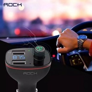 Rock B300 Bluetooth Fm Transmitter Support U Disk Music Dual Usb