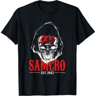 Men's cotton T-shirt Sons of Anarchy Samcro Skull T-Shirt