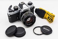 呈現-再生相機:經典Nikon FM2+50mm f1.4 K版 non ai 文青相機 底片機9.5成新