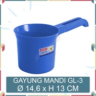 MICTON Lion Star Round Water Scooper 1.5 Liter GL-3 biru