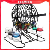 [FlameerMY] New Arrival Drinking Game Lottery Machine Bingo + 6 Pcs Glasses + 48 Pcs Balls