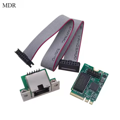 M.2 A/E to RJ45 COM Port Network Adapter with RTL8125BG Chip for High-Speed Internet