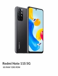 Xiaomi Redmi Note 11S 5G, 6G RAM 128G ROM. 香港版小米紅米Note 11S 5G網絡版. 6.6" Display. Local Warranty included