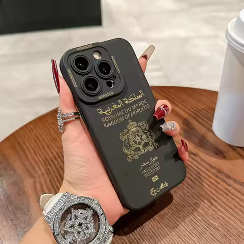 Luxury Morocco Passport Pupil Full Screen Silicone Case for VIVO Y15S Y19 Y20 Y21 Y512020 Y67 Y72 Y7