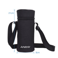 Camera Flash Light Speedlite Storage Bag Case Shockproof with Shoulder Strap for Godox V1 Series/AD2