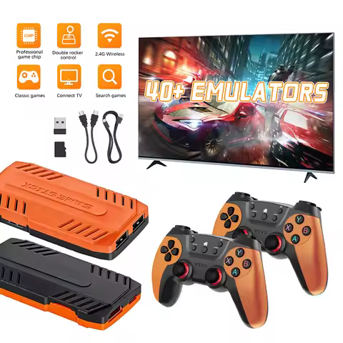 2026 U36 Game Stick Retro Gaming Console X10 Game stick S905 128G 50,000+ Games Support 40+ Classic