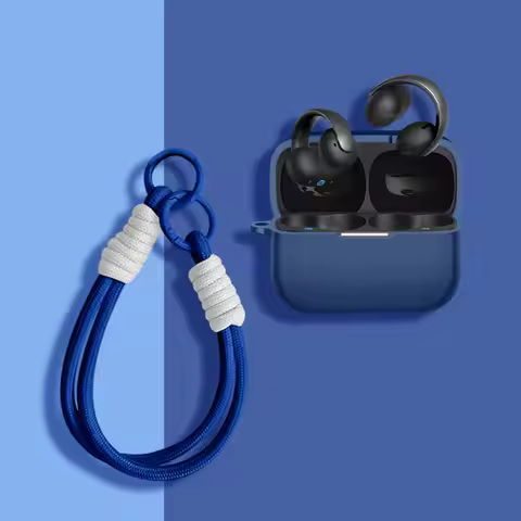 Soft Silicone Earphone Case For Anker Soundcore Aero Clip Cover Shockproof Headphone Shell For Sound