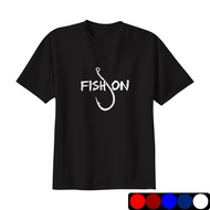 FISH ON FISHING T-SHIRT RELIX SHIMANO MAGURO DAIWA T-SHIRT SHORT SLEEVE CASUAL T-SHIRT MEN'S T-SHIRT
