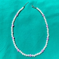 Smile Pearl Necklace / Motif Pearl Necklace / Pearl Necklace