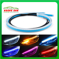 Bộ 2 LED MÍ Silicone Dẻo Lắp Xi Nhan Xe Ô Tô Chạy Đuổi DC 12v Chống Nước