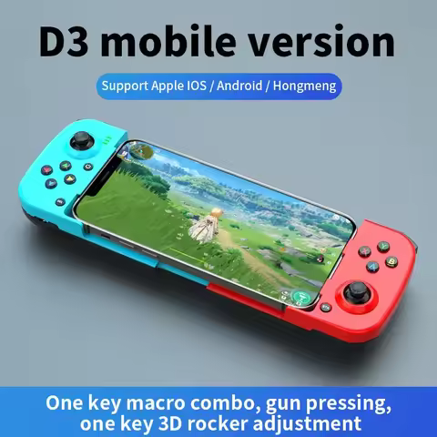 D3 telescopic mobile game controller BT 5.0 mobile chicken game joystick is suitable for PUBG Switch