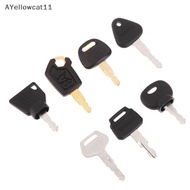 AA 7Pcs/set Keys Ignition Keys Excavator Construction Machinery Key Kit 14607 5P8500 K250 H800 For J