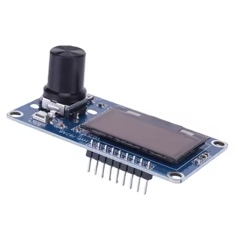 OLED Display with Rotary Encoder Module I2C OLED Screen with Rotary Knob Maker Education OLED Kit fo