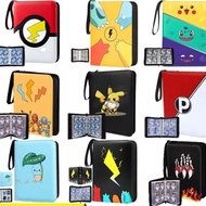 Buku Koleksi Kad Pokemon Kpop Photocard Binder PU Leather Zip Album Kad Cartoon Card Holder