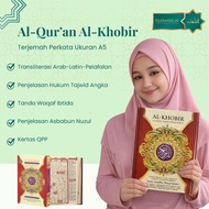 Al Quran Al Khobir Word Transliteration, Word Translation, Tajweed Guide A5 Size