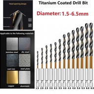 Precision Titanium Coated Drill Bits for Cordless Screwdrivers 1 5 6 5mm